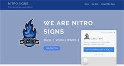 Desktop Screenshot of nitrosignsonline.com