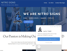 Tablet Screenshot of nitrosignsonline.com